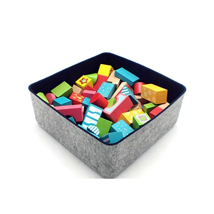 2021 High quality best polyester felt fabric storage box For home