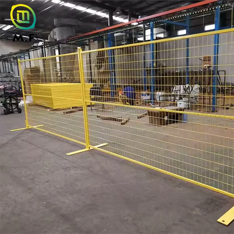 Canada temporary fence panel construction Barrier Safety Temp Fence Panels Wire Mesh Fence Construction Build for Events