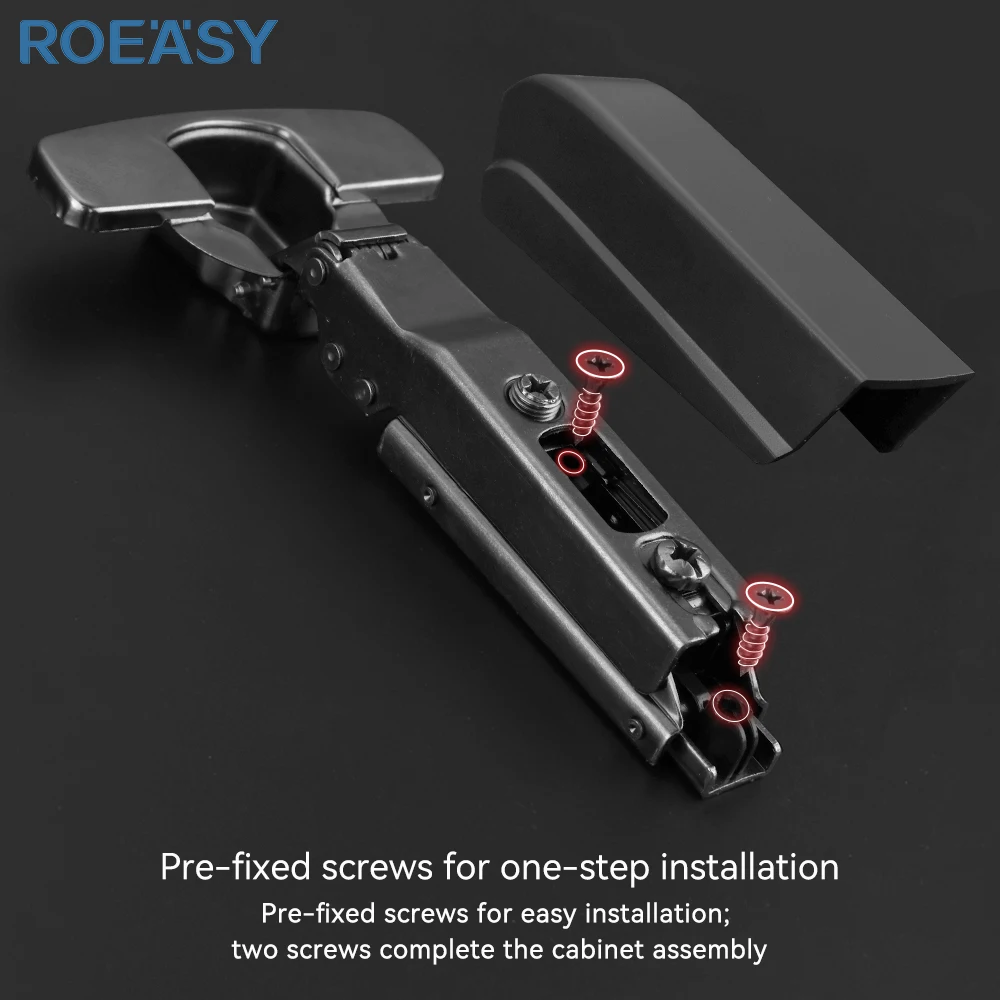 ROEASY 281-UC1 Cabinet Hinge Two Way Slide On Concealed Hinges Furniture Hardware Soft Close Furniture Hinges