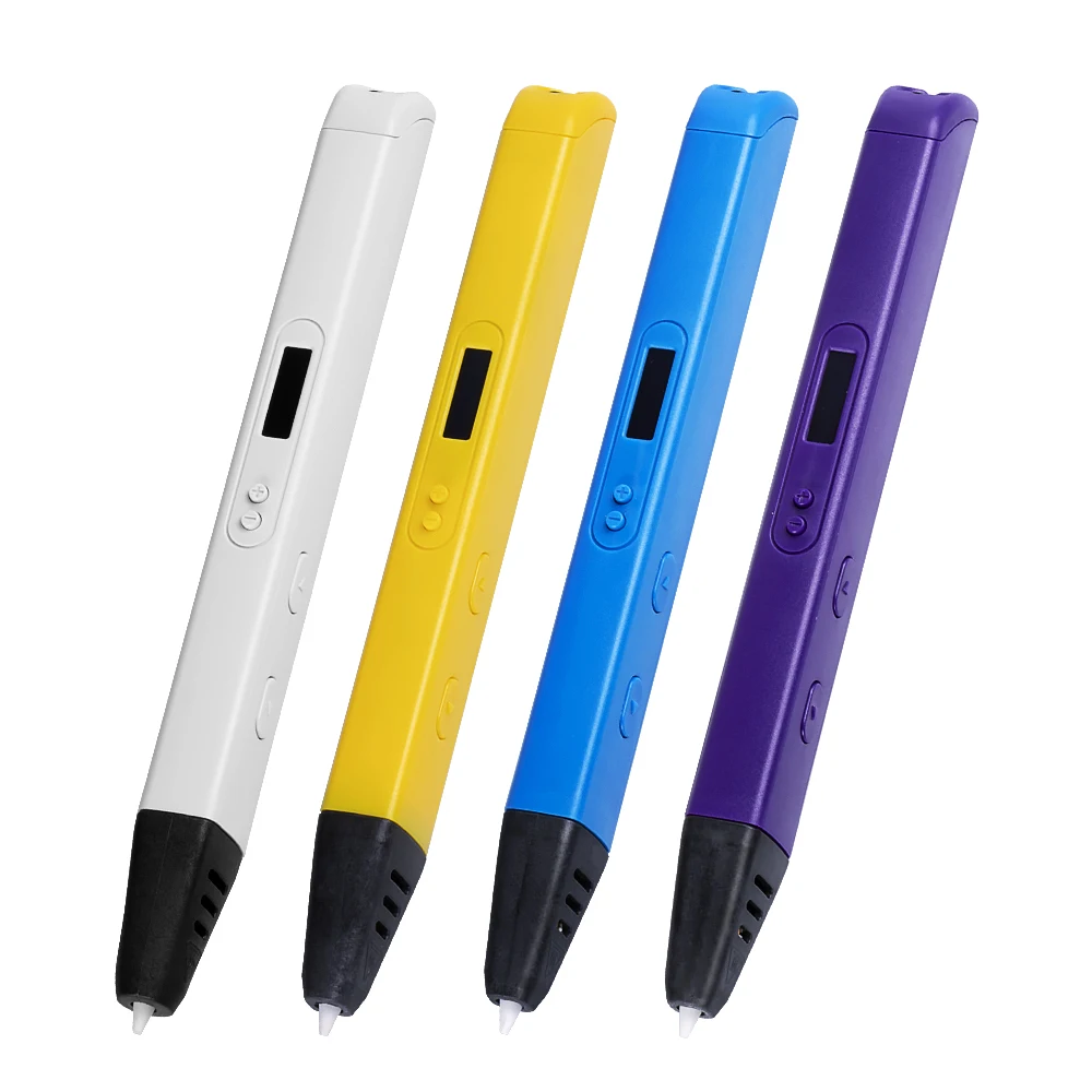 Great quality customized 3d pen-2 for 3d drawing printing school office used OLED toy pen penna children 3d printing pens