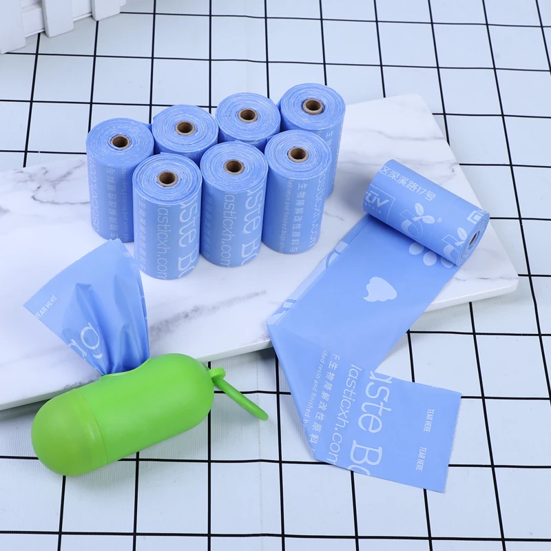 Hot Sales Biodegradable Paws Print Pet Dog Poop Bags Cats Bags