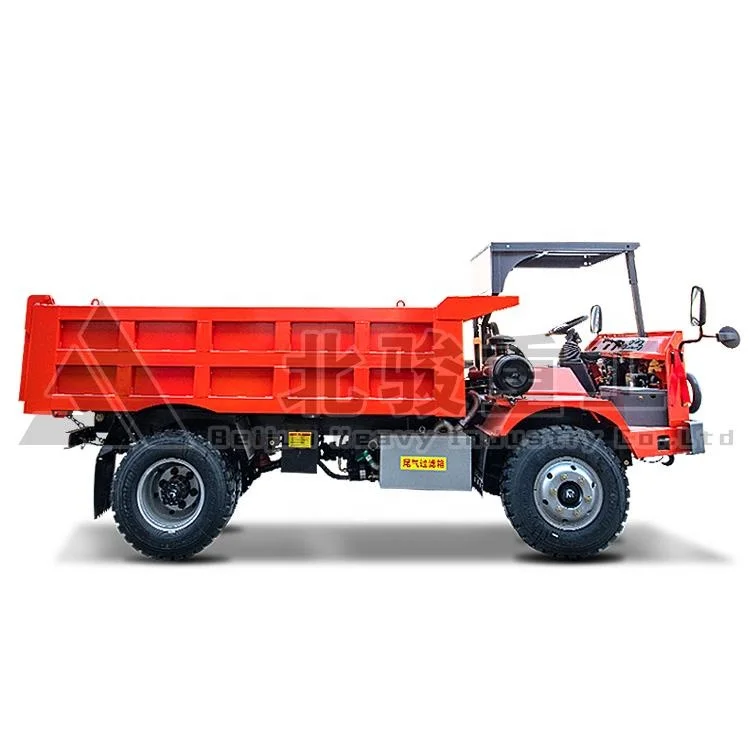 7 Ton New Mining Dump Truck Four Wheels Vehicle Material Transport Dumper Truck