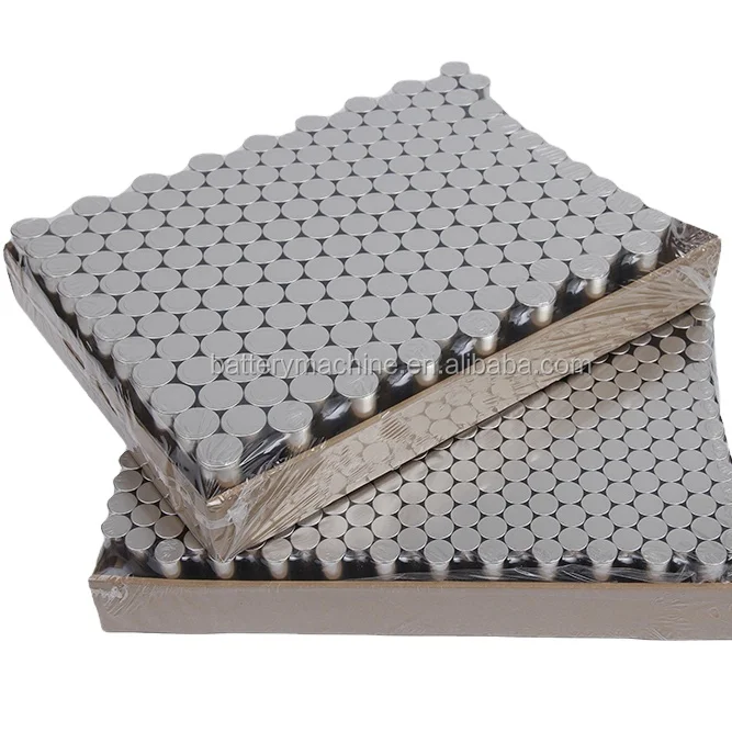 lithium ion battery 18650 Cylindrical battery cases and caps for battery raw materials