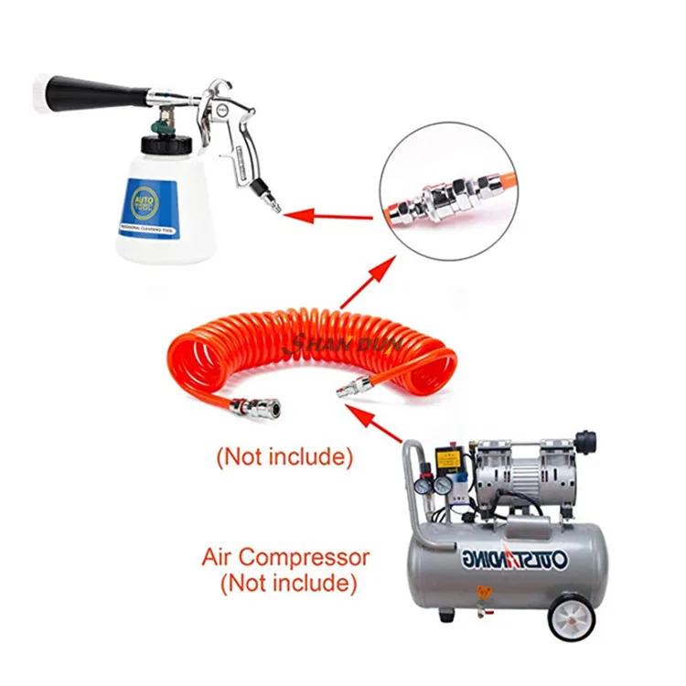 High pressure Bearing tornado gun/1000 ml car Interior wash air pulse gun/ tornado air cleaning gun