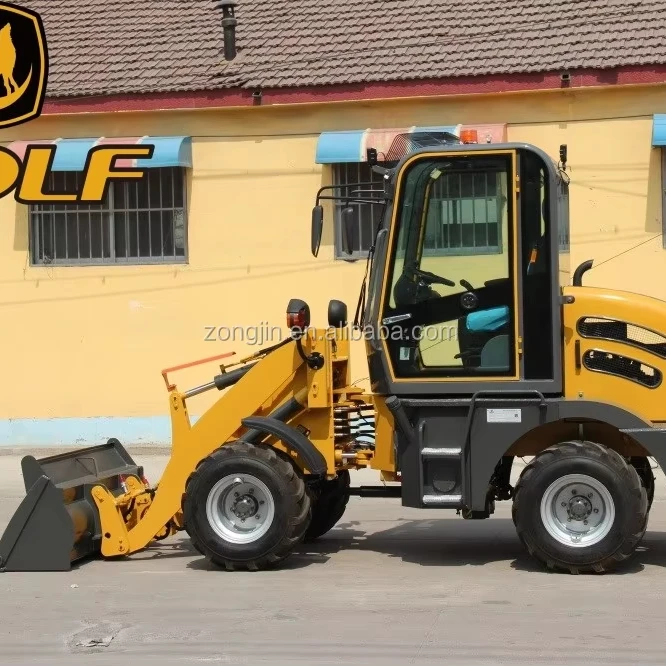 China Wolf WL100 1 Tons Factory Construction 4 Wheel Drive Good Performance Prices For A Very Small Loaders For Sale