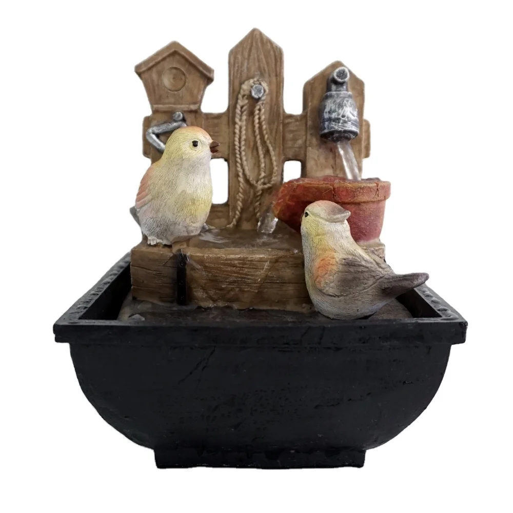 hot sale crafts tabletop elephant water fountain