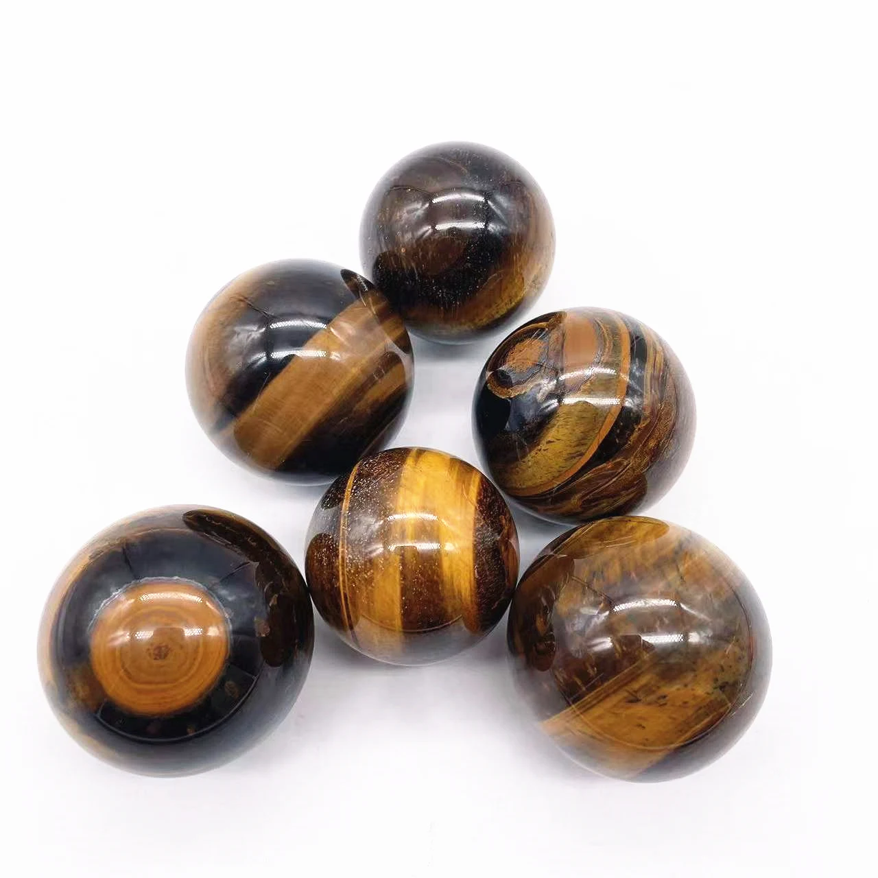 Wholesale Natural Polished Crystal Balls Tiger Eye Spheres