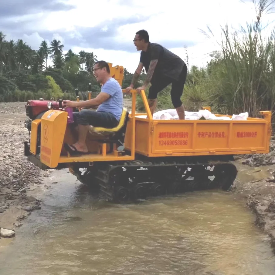 3 ton ride on crawler mini dumper forest farm used mini small track crawler dumper