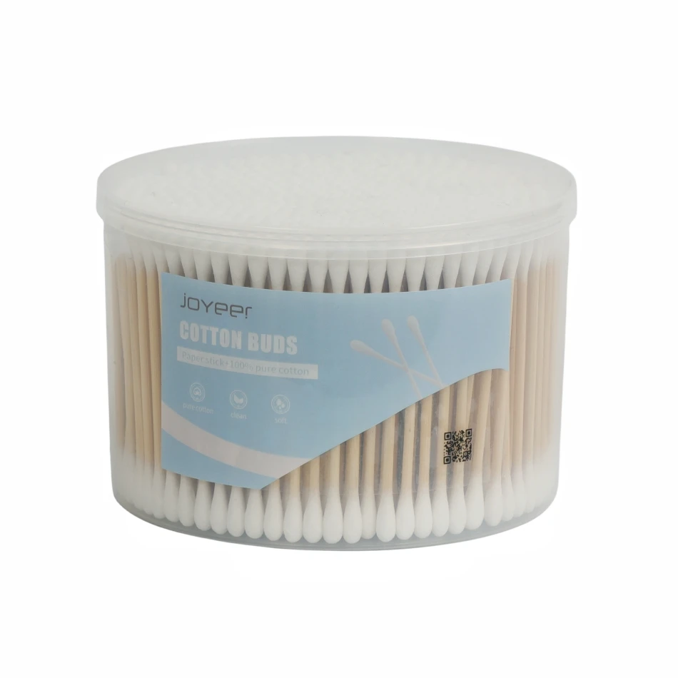 Zero Waste Eco Friendly Ear Swabs 500pcs Bamboo Cotton Buds Cotton Swabs Double Tipped