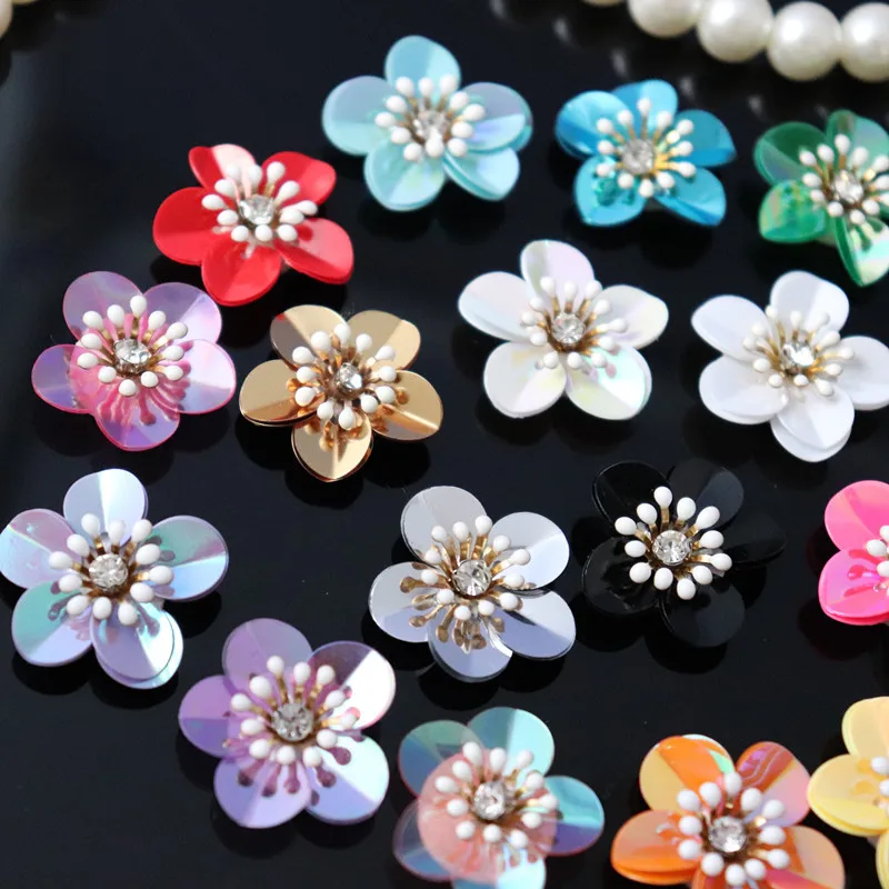 Новый дизайн, красивые 3D блестки, цветы, вышивка, нашивка для платья