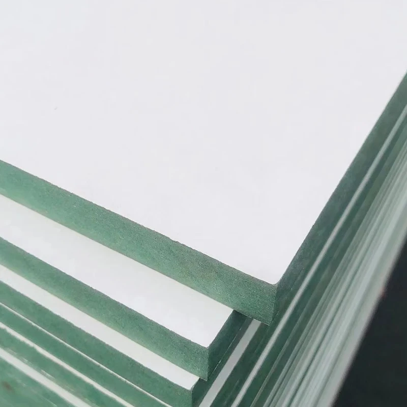 12 /15 /18 mm white melamine hmr green water resistant mdf board For Kitchen Cabinets Making