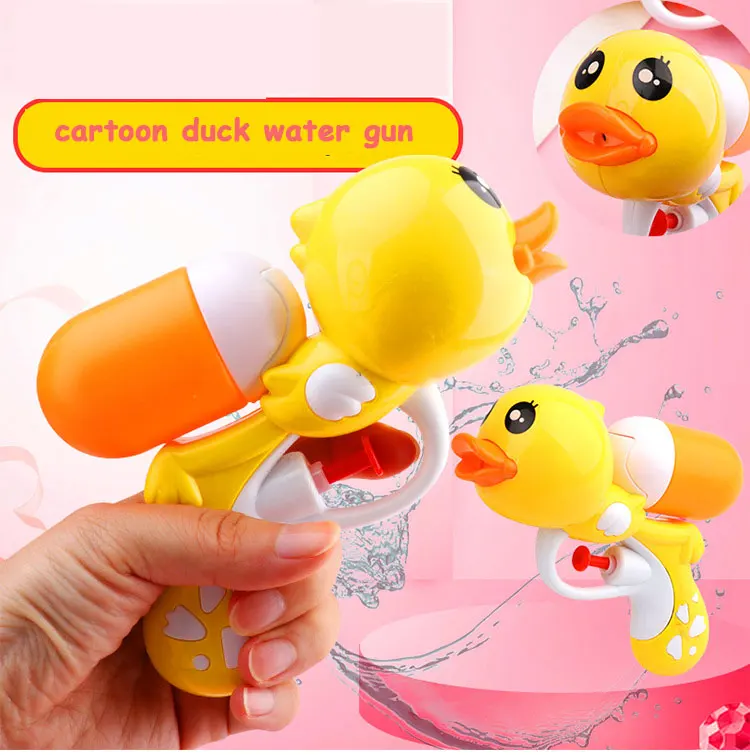 2024 kids pool toys mini small water gun wholesale high quality plastic fish dolphin ducks cartoon squirt water gun