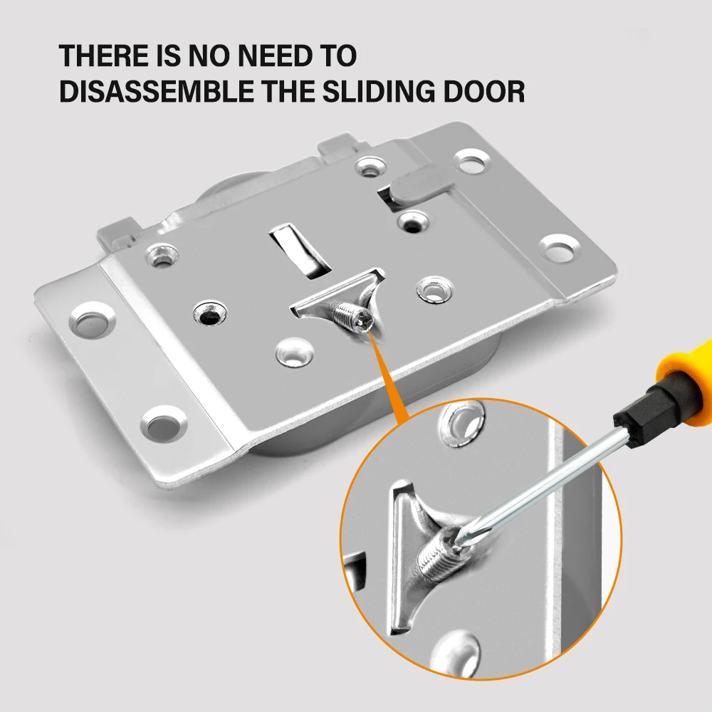 Sliding Wardrobe Fitting Hardware System Heavy Duty Sliding Door Tracks and Rollers For Aluminum Sliding Doors