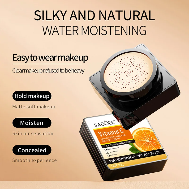 Cosmetics custom air cushion bb cream foundation wholesale lasting waterproof oil control air cushion bb cream