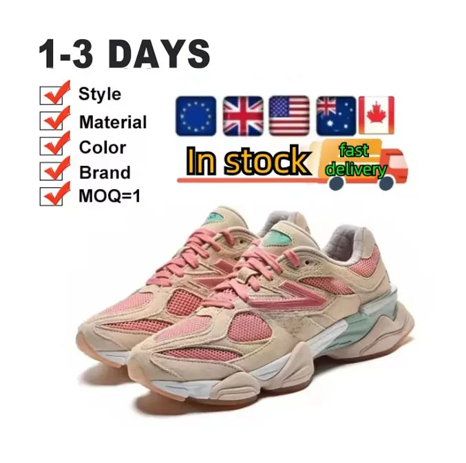 Fashion Design Sneaker Wholesale New Balancc 9060 Casual Shoes ODM & OEM Athletic Outdoor Walking Sport Shoes