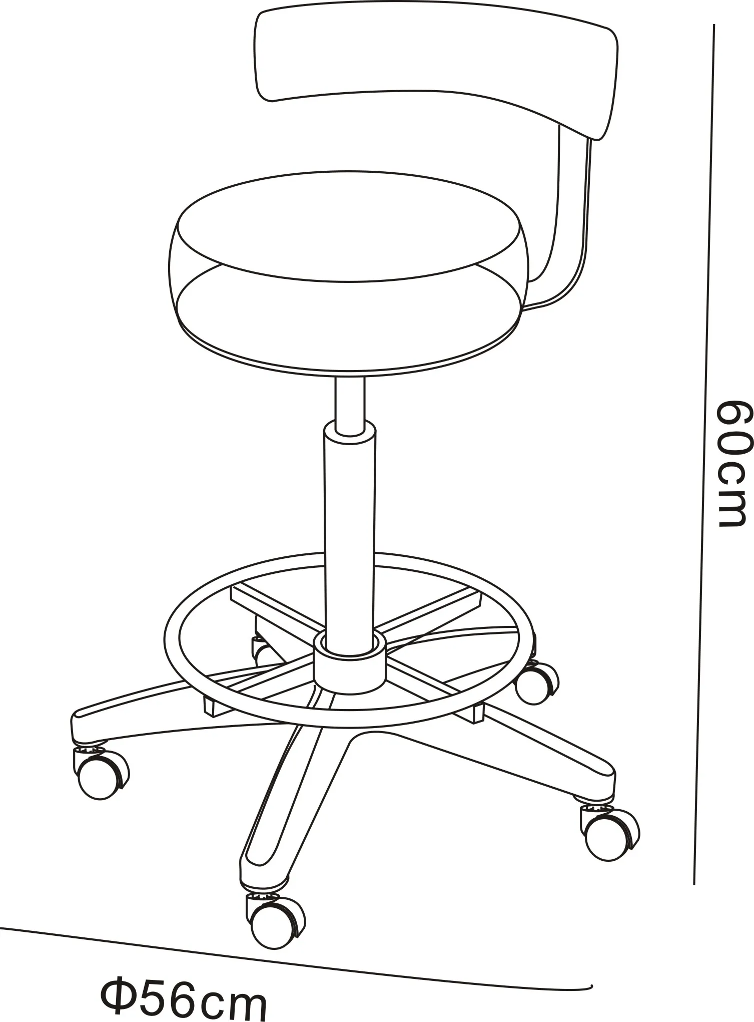 beauty adjustable master salon chair for barber