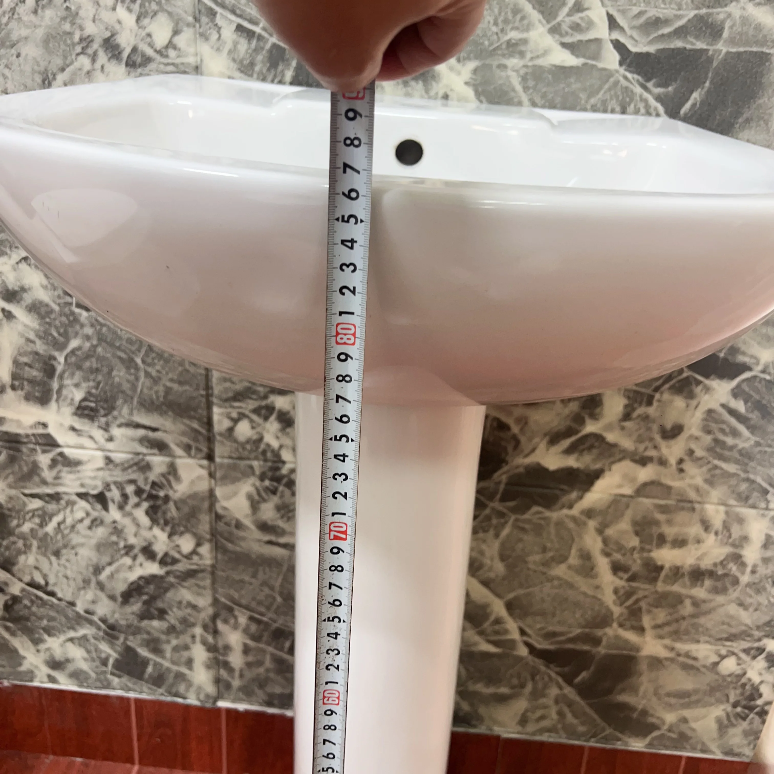 Wholesale economic cheap  sanitary ware wc bathroom ceramic pedestal basin sink and siphonic two piece toilet set