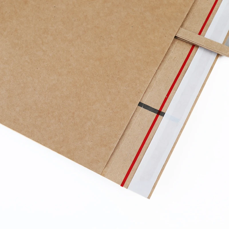 Custom Natural Color Kraft Paper Mailing Bag Eco Friendly Biodegradable Mailer Bag