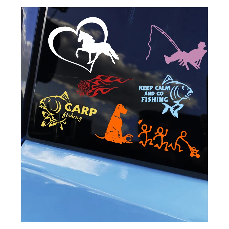 Customized Adhesive 3M Logo Sticker UV Resist sticker sheet PET Vinyl Decorative Label Motorcycle Car Stickers