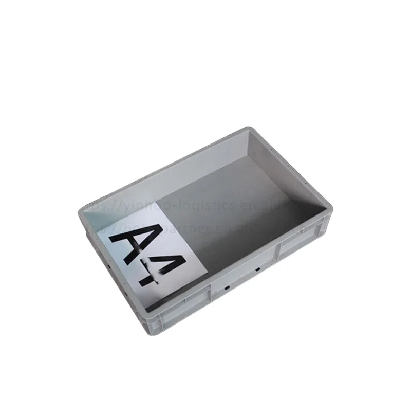 High quality EU4611 Euro standard plastic container/PP box 600*400*120 mm for warehouse