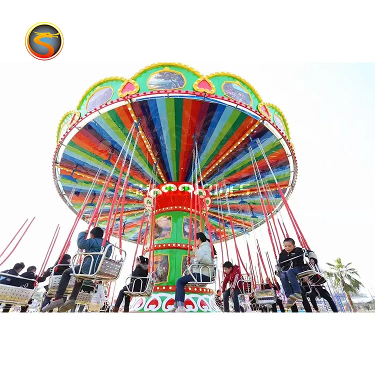 Children Kiddie Rides Theme Park Top Rides Electric Swing Flying Chair Games for Sale