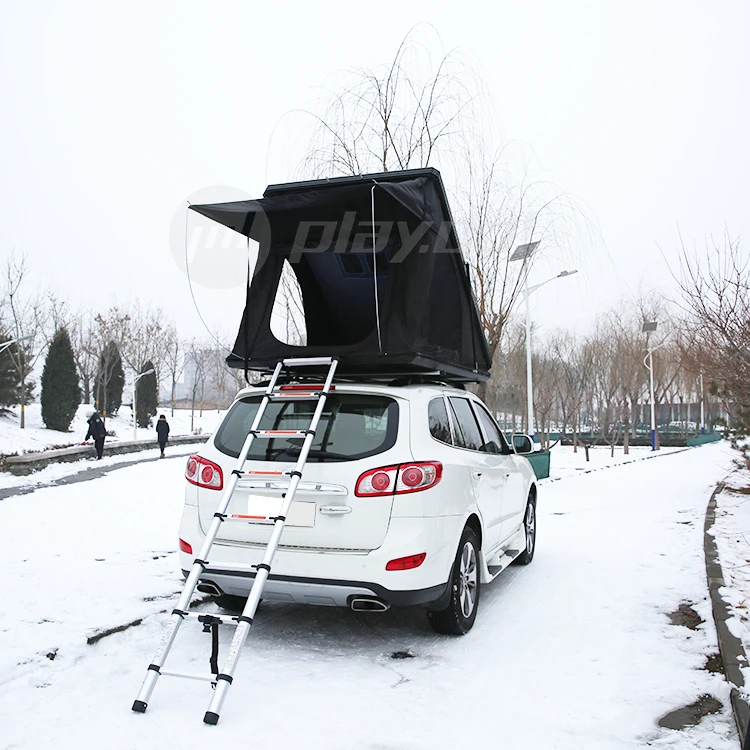 Unistrengh Portable car roof top tent roof rack hard shell 2 person rooftop tent with roof rack