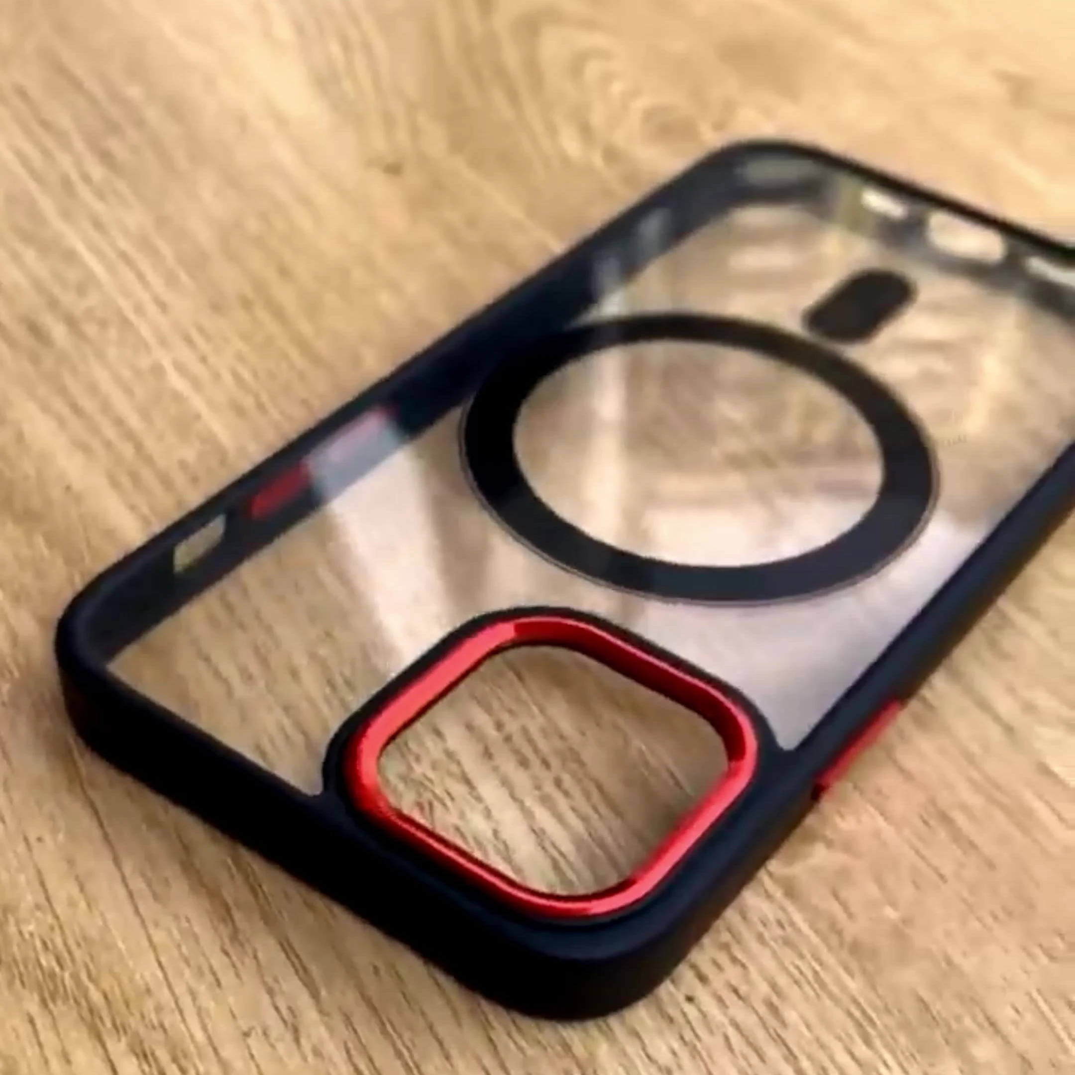 Magnetic Support Wireless Charging Shockproof Phone Case For iPhone 13 Pro Max iPhone 14 12 Mobile Cover