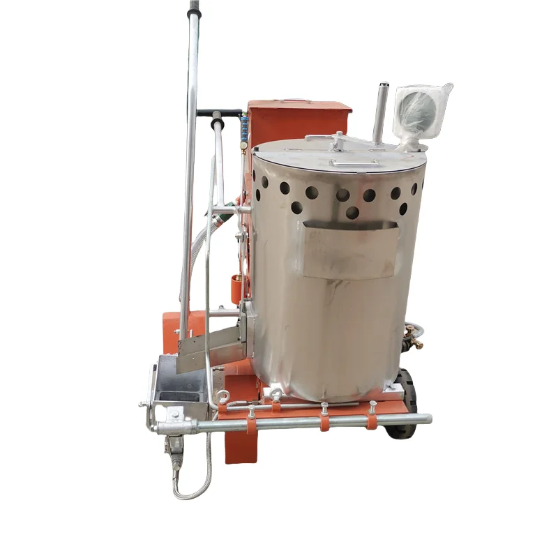 Selfpropelled multifunction thermoplastic road line painter marking machine