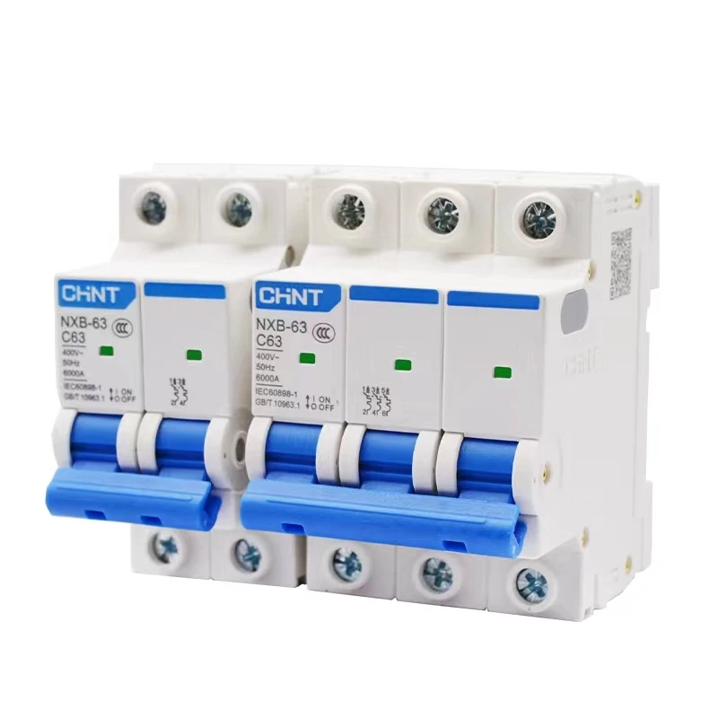 Three-phase Best Quality CHINT 3P AC MCB Miniature Circuit Breaker 250V Double pole G3 Disjoncteur DIN Rail Type C CB MCB
