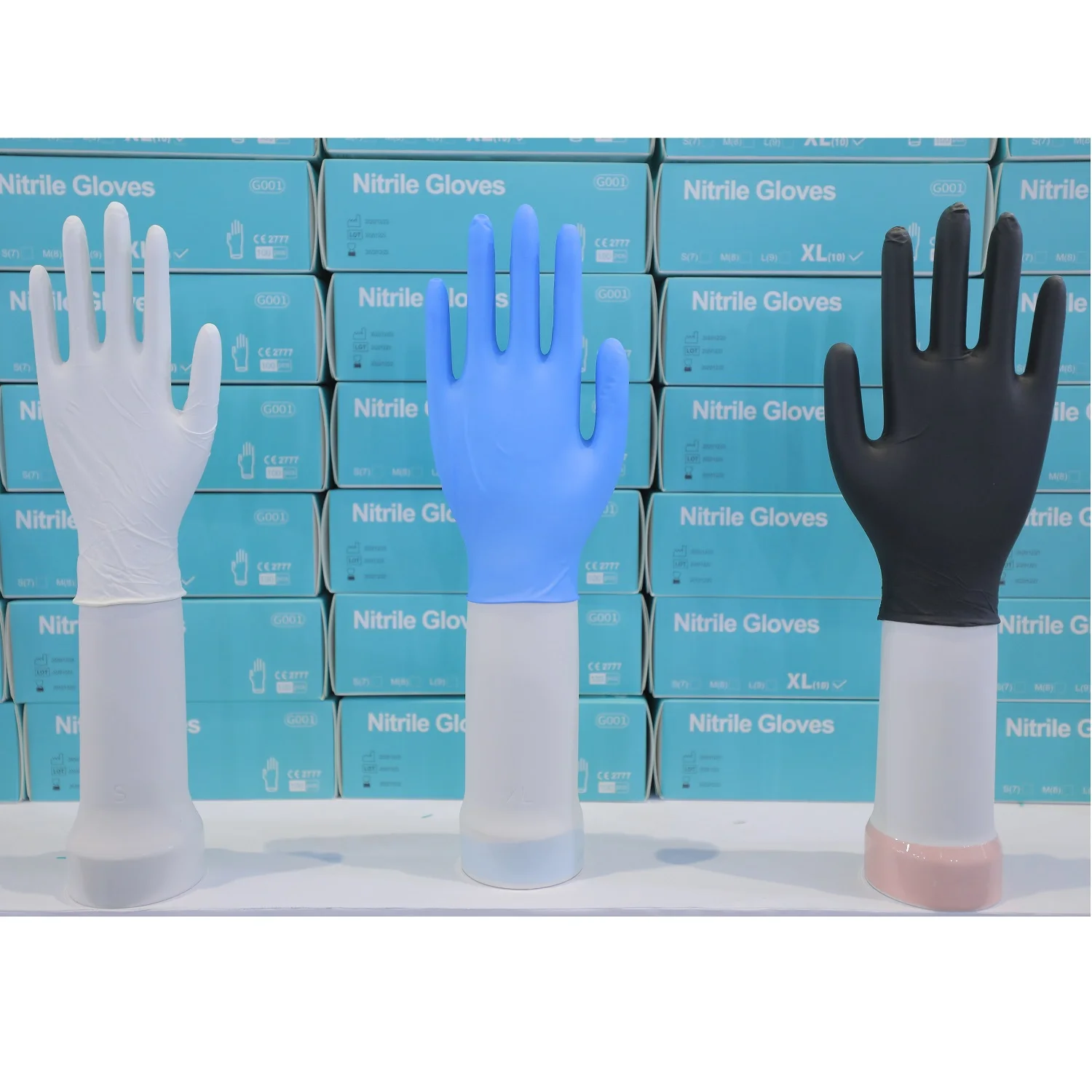 Black nitrile gloves household EN374 workout glove Best Price