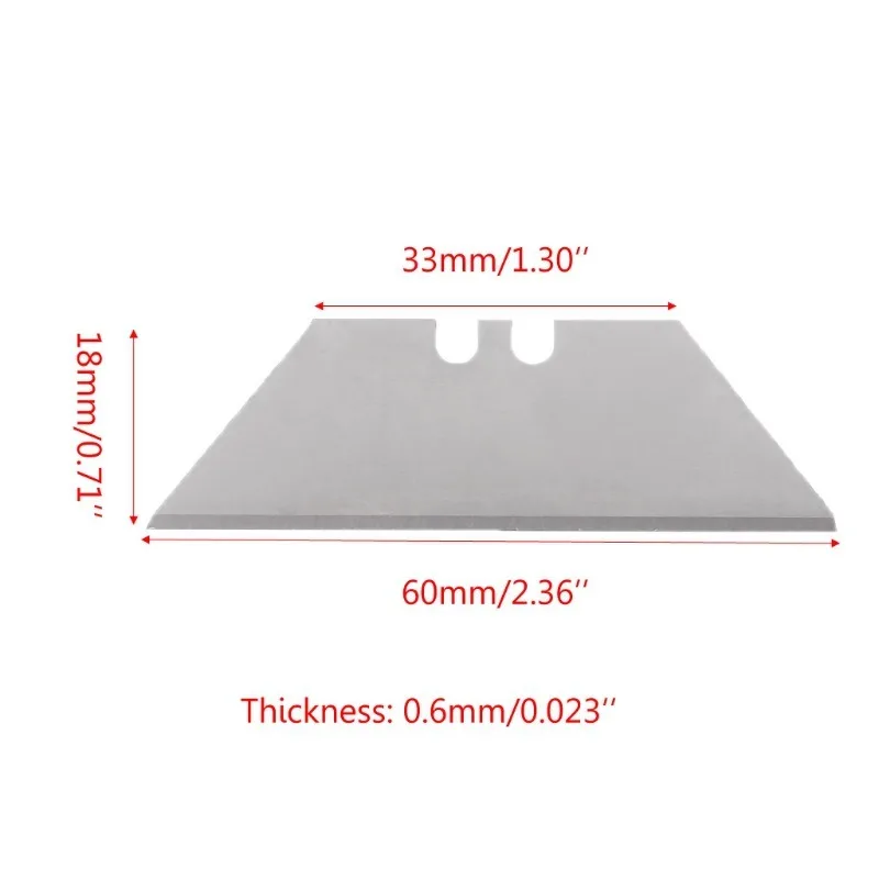 Heavy Duty Trapezoid Safety Retractable Utility Knife Blade