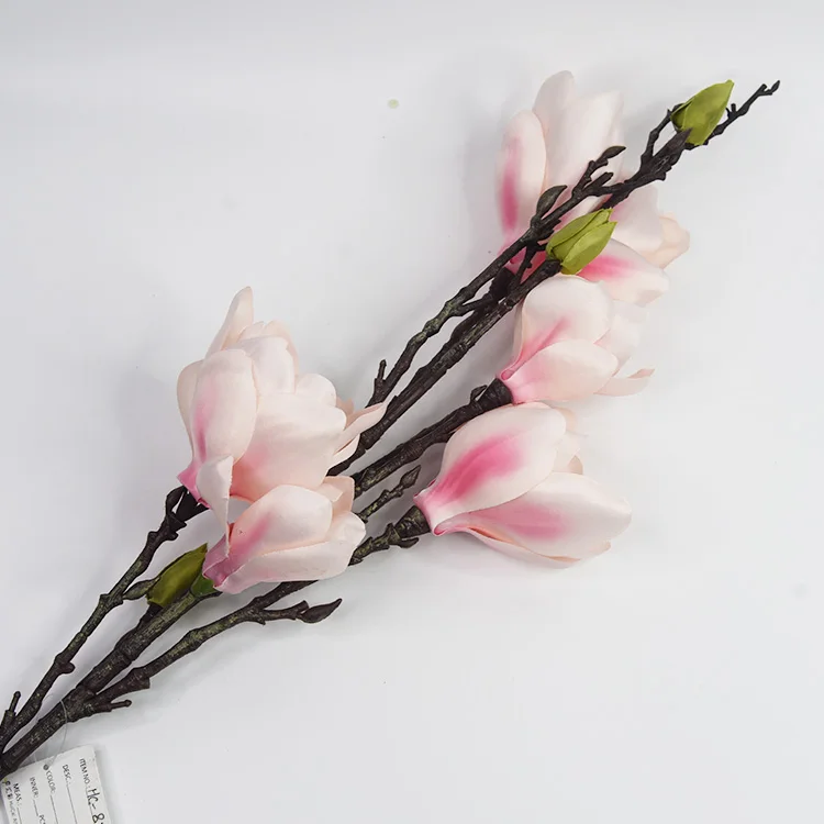 Wholesale Large Single Branch White Real Touch Orchid Flower Stem Artificial Decoration 97cm