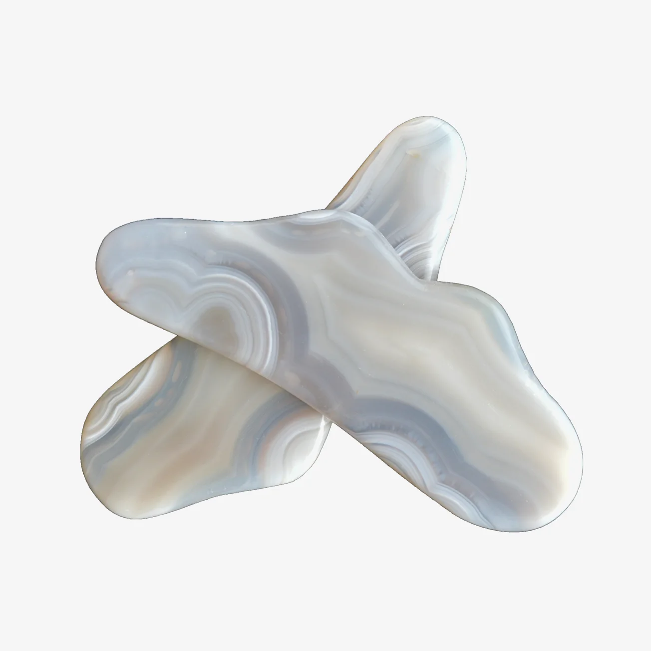 Natural Jade Lime Agate Gua Sha Facial Massage Tool Crystal Gua Sha Anti-aging Facial Gua Sha Acupoint Massage