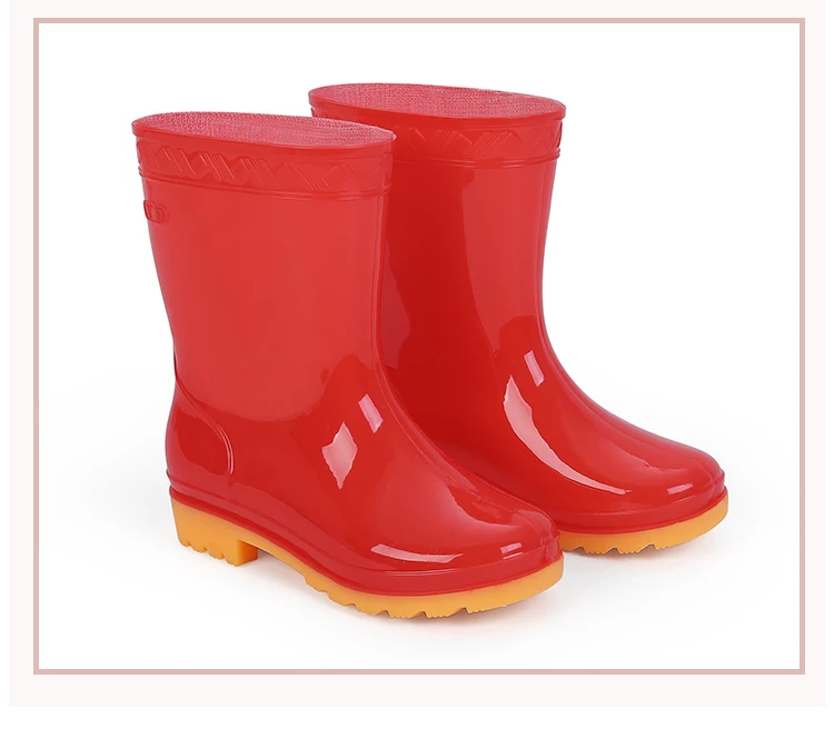 Dinosaur Construction Work Designer Ladies Footwear Ankle Clear Kitchen  Rain Boots
