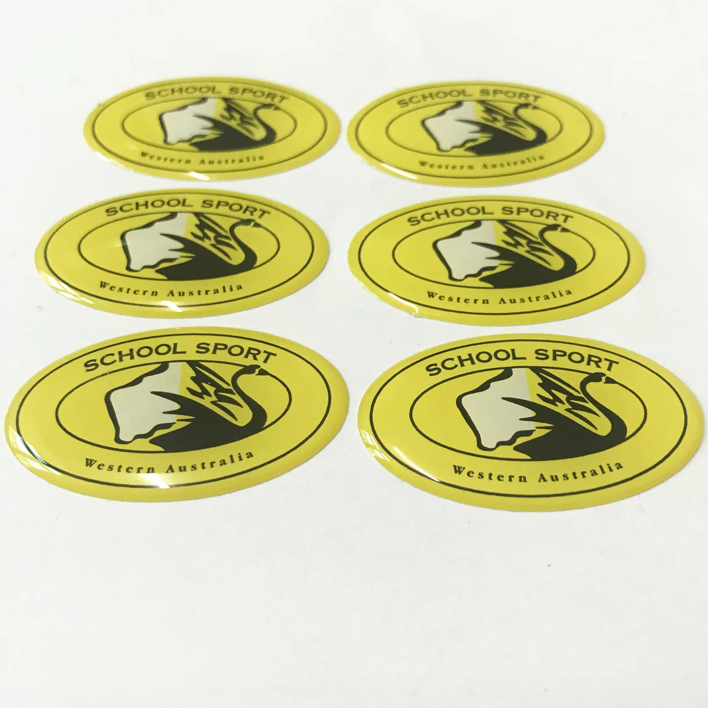 Custom PVC Glue Adhesive 3D Epoxy Dome Resin Logo Sticker Clear Label Stickers Printing