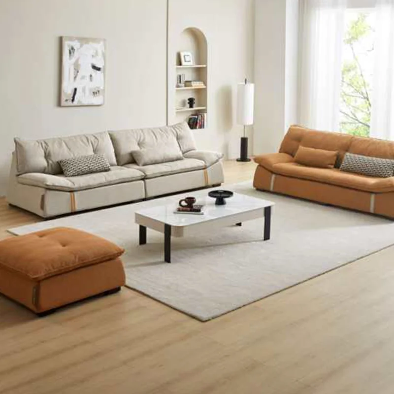 11-Piece Home Furniture Set Includes Bed Bedside Table Dining Chair Sofa Tea Table TV Cabinet