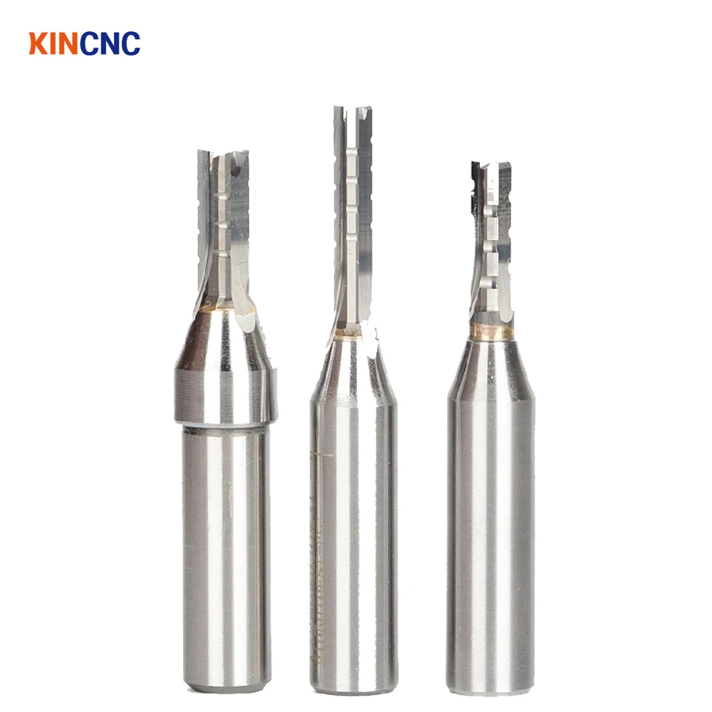 Tct Solid Carbide 3 Flutes Straight Bits Router Bit For Wood Milling Cutter
