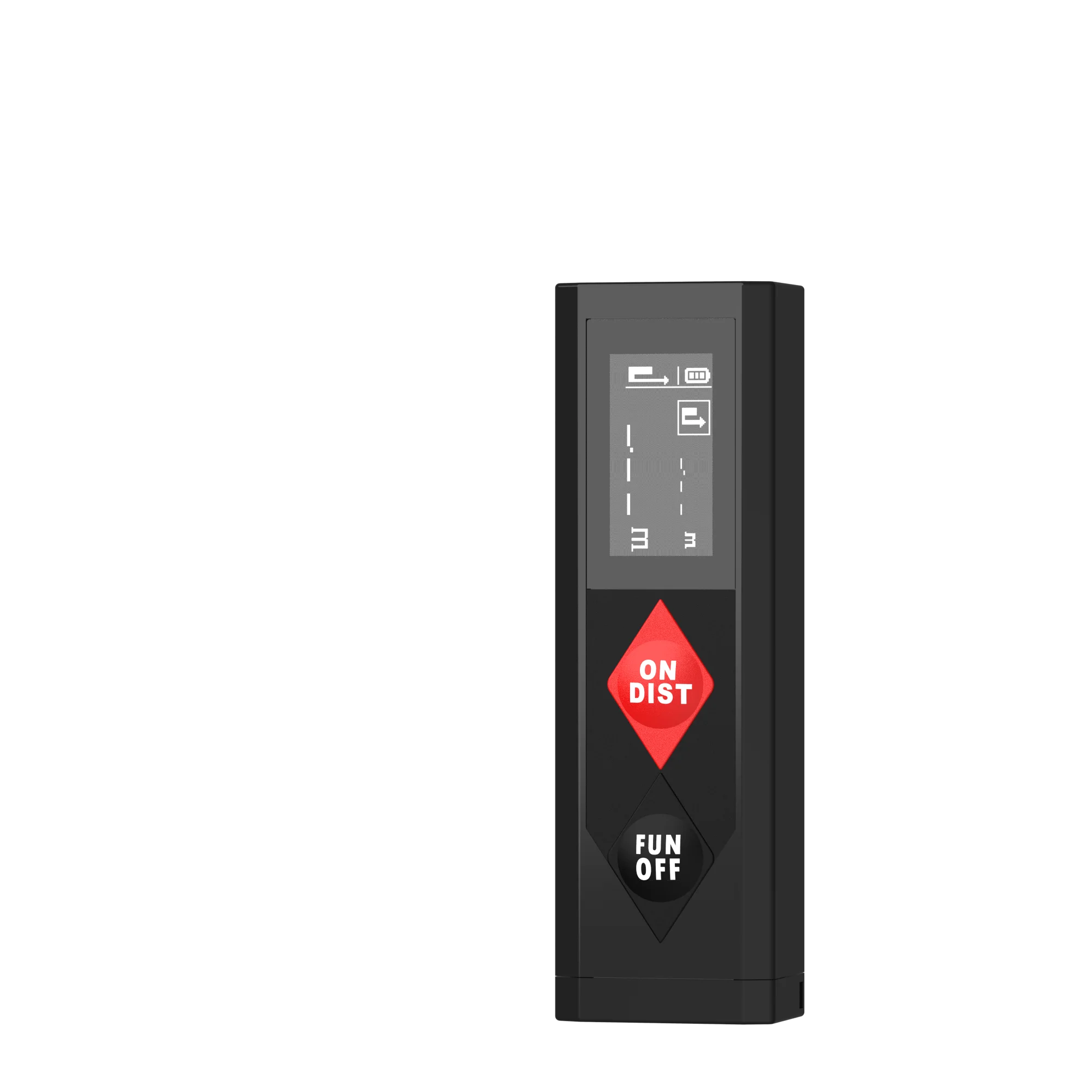 indoor M/In/Ft Unit switching laser distance meter Pythagorean Mode digital measuring tape laser distance meter Measure Dis