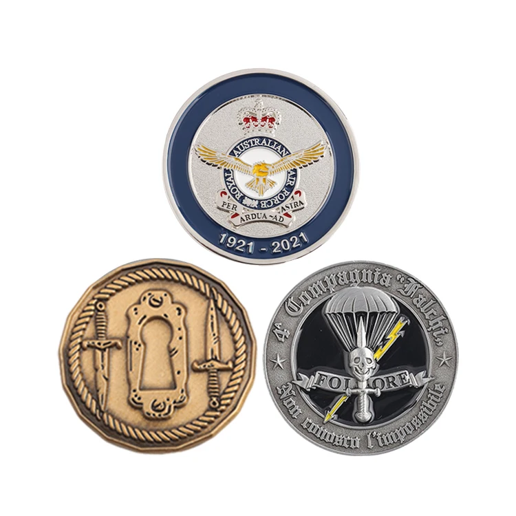 Custom Bulk 50 mm Blank Metal Pirate Fantasy Challenge Gold Coin Sale Buy Hobby Old Coin Collection Collecting Album Products