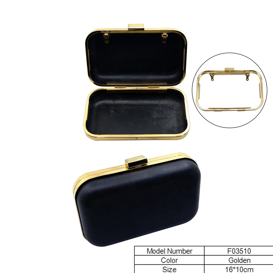 Wholesale custom metal box clutch frame and shell clutch frame box with factory prices