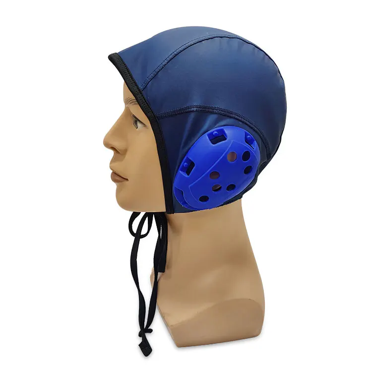 Outdoor water sports swimming cap PU coated water polo cap