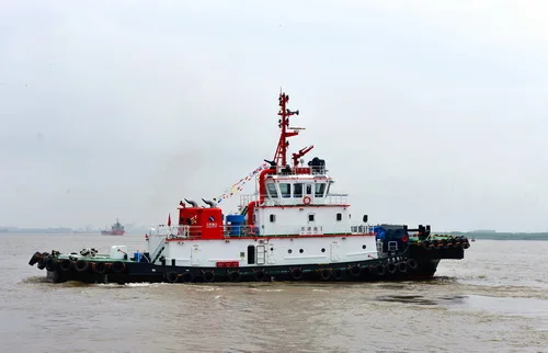 HIKOS  35M 115FT Dredge Crane barge Towing and pushing Tugboat Vessel