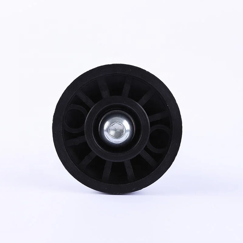 Heavy-duty carbon steel foot cup fixed foot screw Metal adjustable mechanical shock absorber support rubber pad