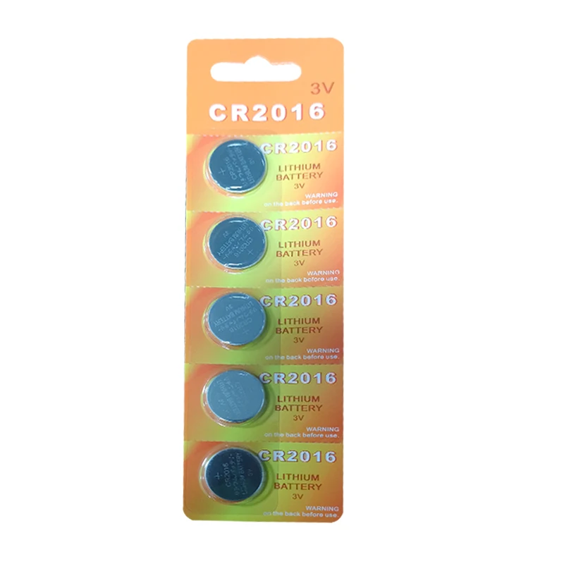 Factory Wholesale CR 2016 3V80mAh Coin Cell Battery Remote Key Primary Button Batteries