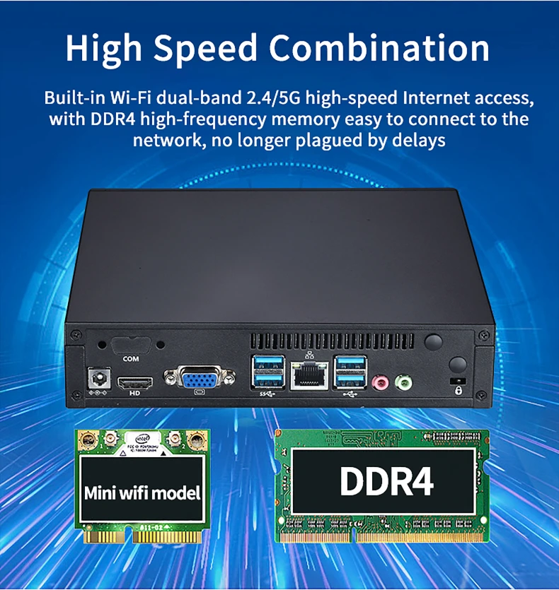 Sharerdp Core i3 i5 i7 12400 11400 13400 Core I5 I7 I9 DDR5 6 10 Core Desktop CPU Gamer Small Computador Mini Gaming PC Mini PCs