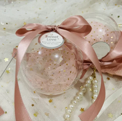 Wedding supplies manufacturers acrylic candy box transparent ball portable candy box