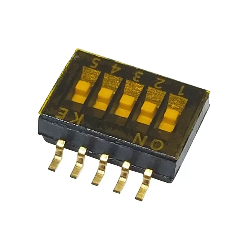 HXS оригинальный KE DSHP05TSGER 1,27 мм Шаг 5-битный DIP переключатель/переключатель кода переключателя