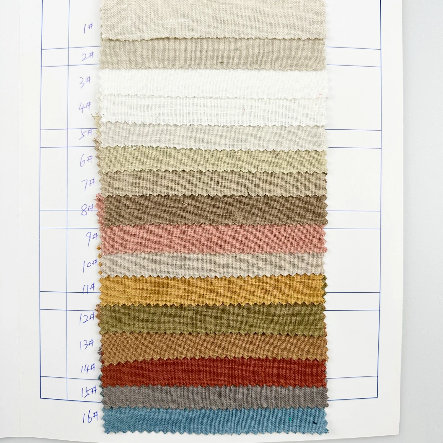 100% plain dyed linen fabric 100% linen fabric hemp fabric for man women garment