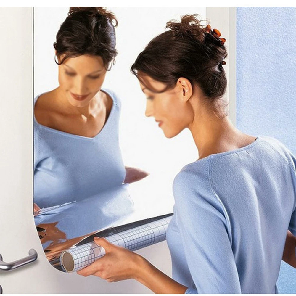 wholesale products high quality roll adhesive mirrors soft mirror sticker flexible mirror sheets