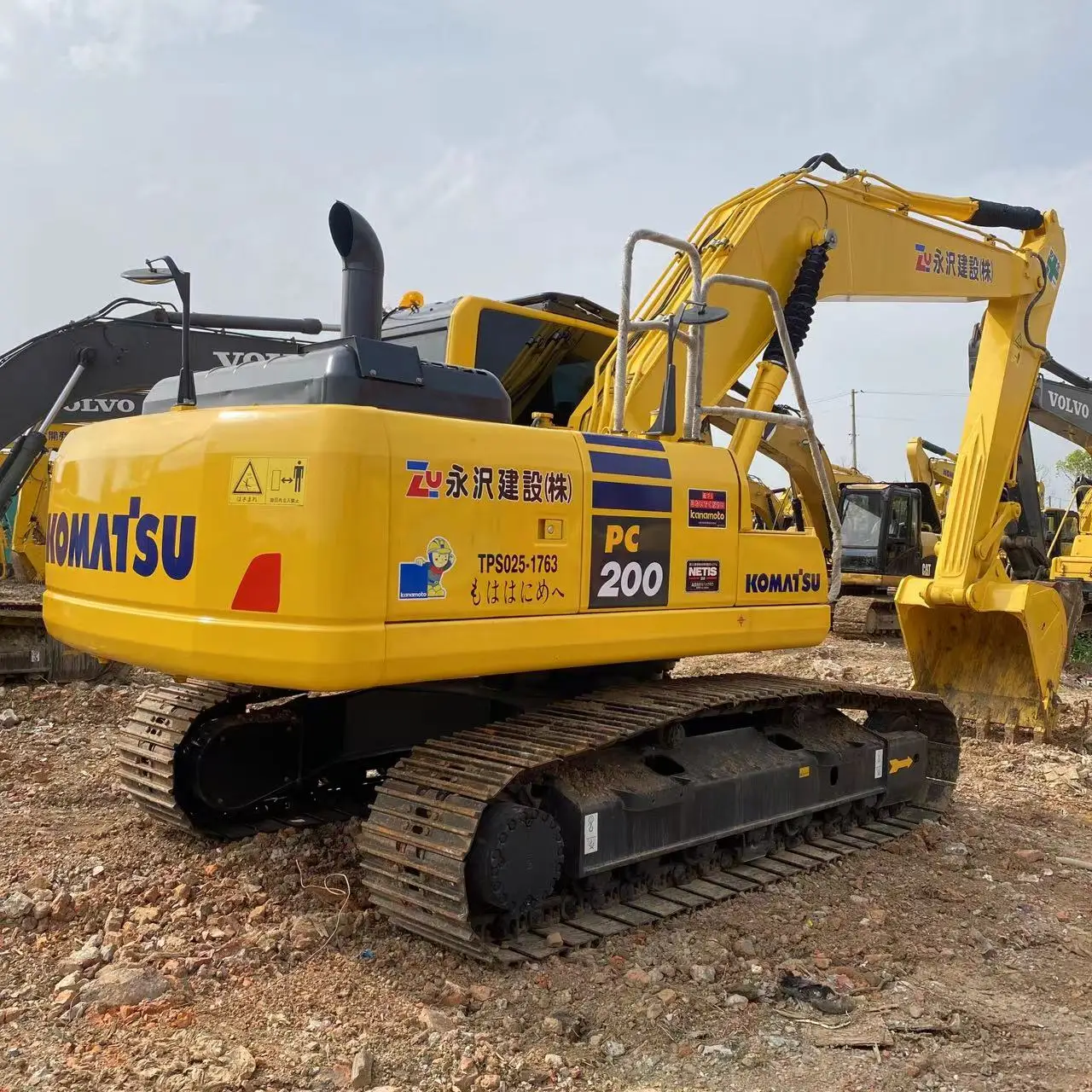 Used PC200-8 KOMATSU 20 ton crawler excavator komatsu pc 200-8 used komatsu pc 200 excavator for sale
